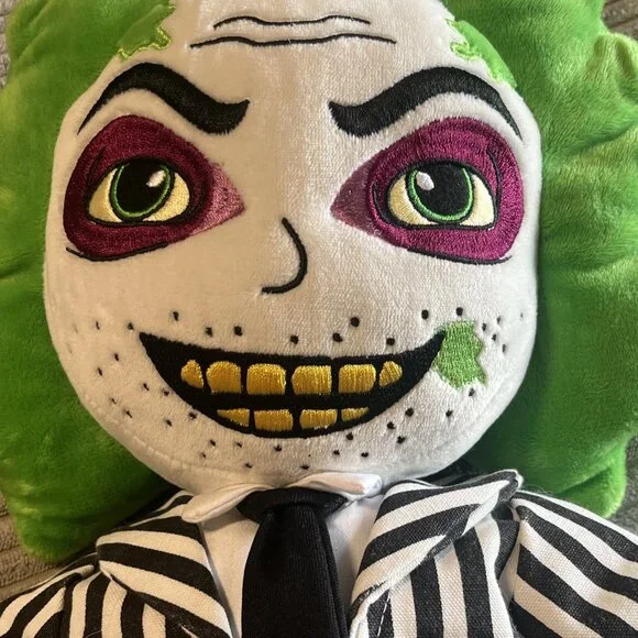Beetlejuice 18" Plush Figure Black & White Stripe Spirit Exclusive NWOT WB Movie - Picture 6 of 8